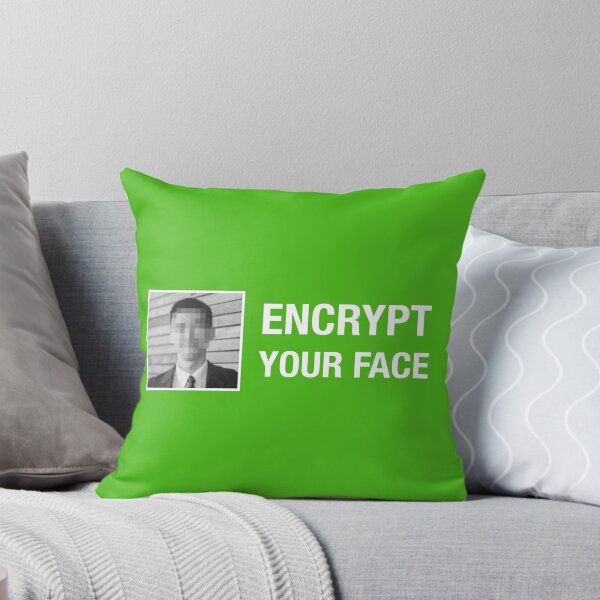 Item preview, Encrypt Your Face - Green designed and sold by MOREDANKMEMES.