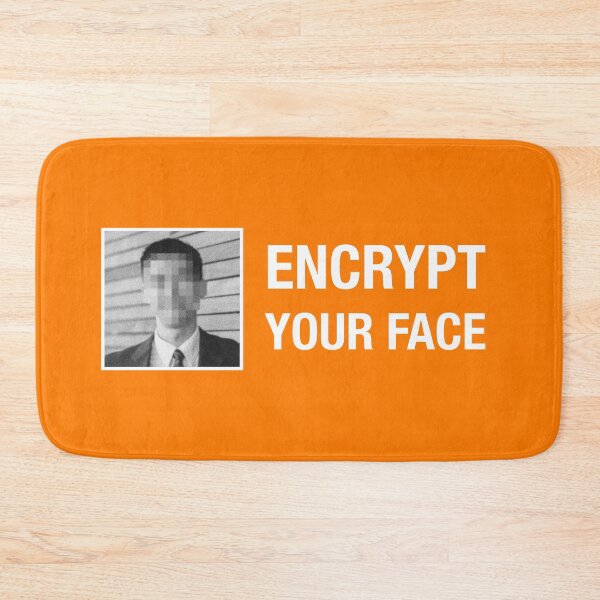 Item preview, Encrypt Your Face - Orange designed and sold by MOREDANKMEMES.