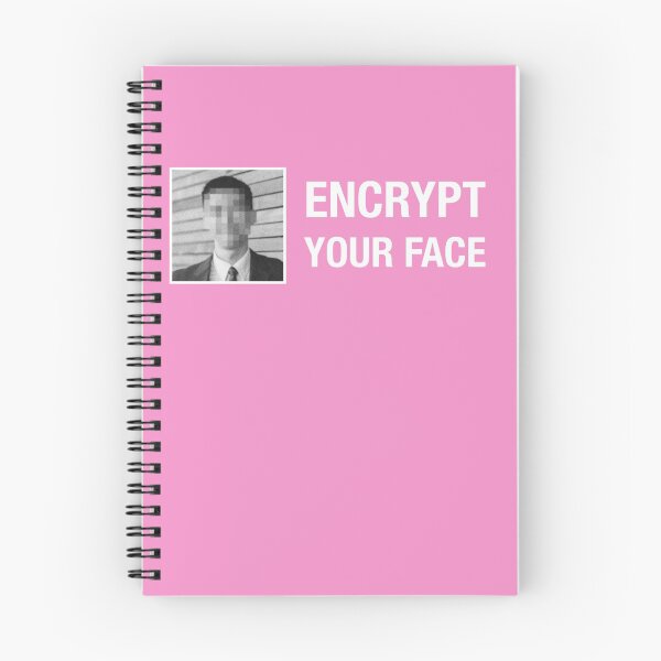 Item preview, Encrypt Your Face - Pink designed and sold by MOREDANKMEMES.