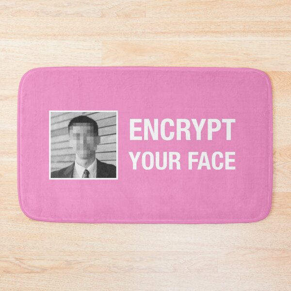 Item preview, Encrypt Your Face - Pink designed and sold by MOREDANKMEMES.