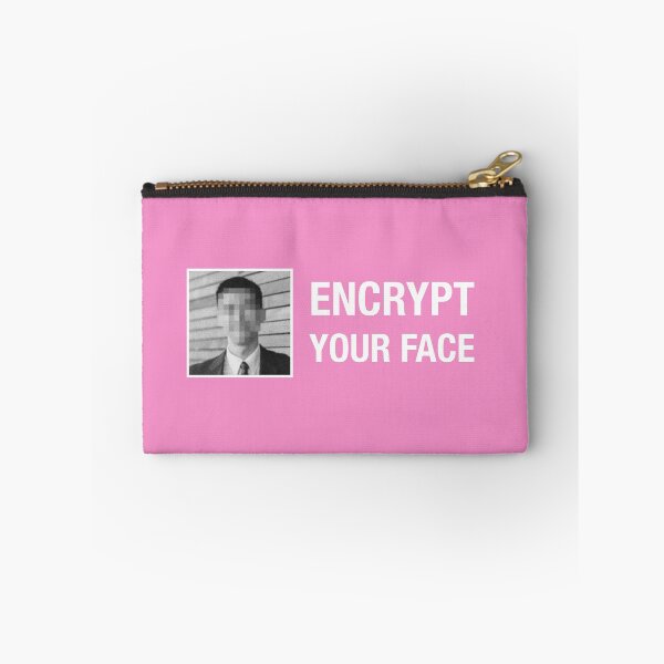 Item preview, Encrypt Your Face - Pink designed and sold by MOREDANKMEMES.