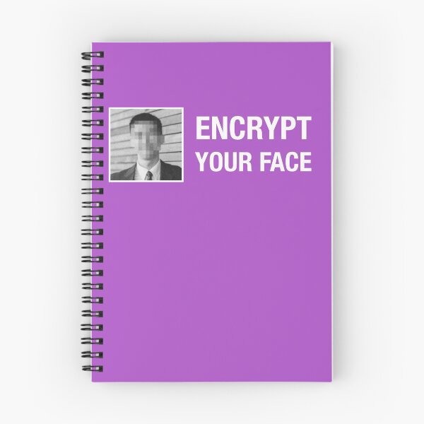 Item preview, Encrypt Your Face - Purple designed and sold by MOREDANKMEMES.