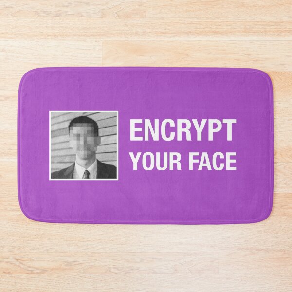Item preview, Encrypt Your Face - Purple designed and sold by MOREDANKMEMES.