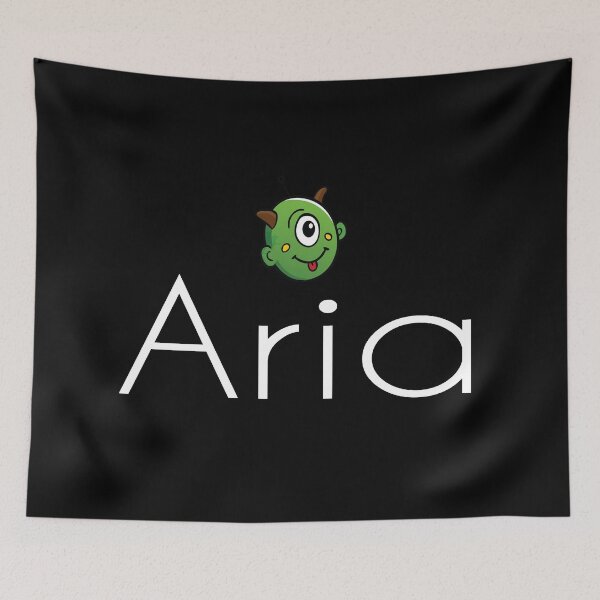 Item preview, Aria Name Cute Monster designed and sold by ProjectX23.