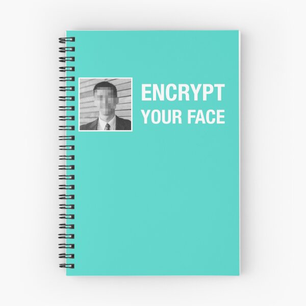 Item preview, Encrypt Your Face - Teal designed and sold by MOREDANKMEMES.