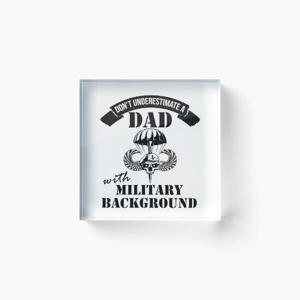 Item preview, Dad with military background designed and sold by Cutebutfunny.