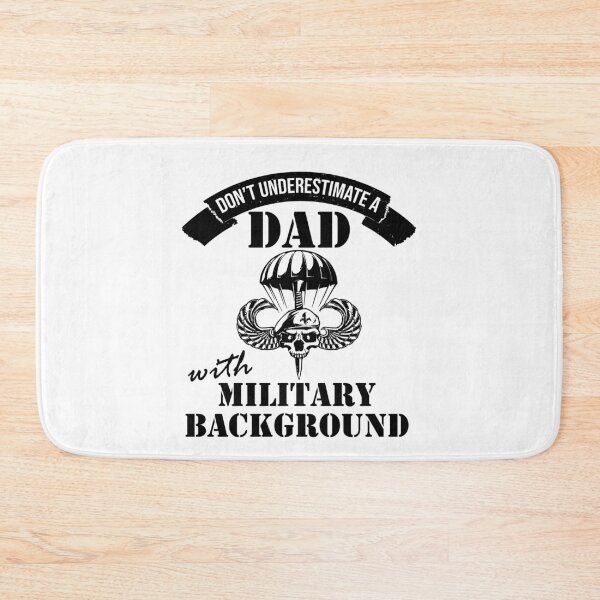 Item preview, Dad with military background designed and sold by Cutebutfunny.