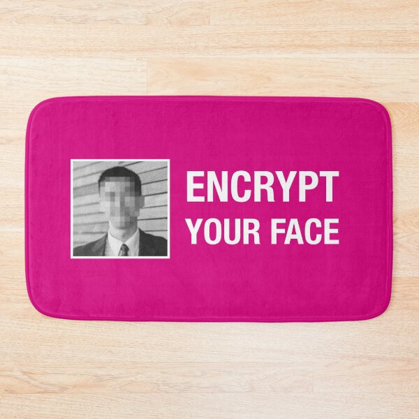 Item preview, Encrypt Your Face - Magenta designed and sold by MOREDANKMEMES.