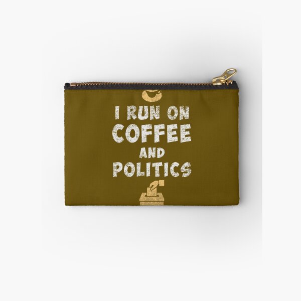 Artikelvorschau, Ich laufe auf Kaffee und Politik entworfen und verkauft von Art2Me.