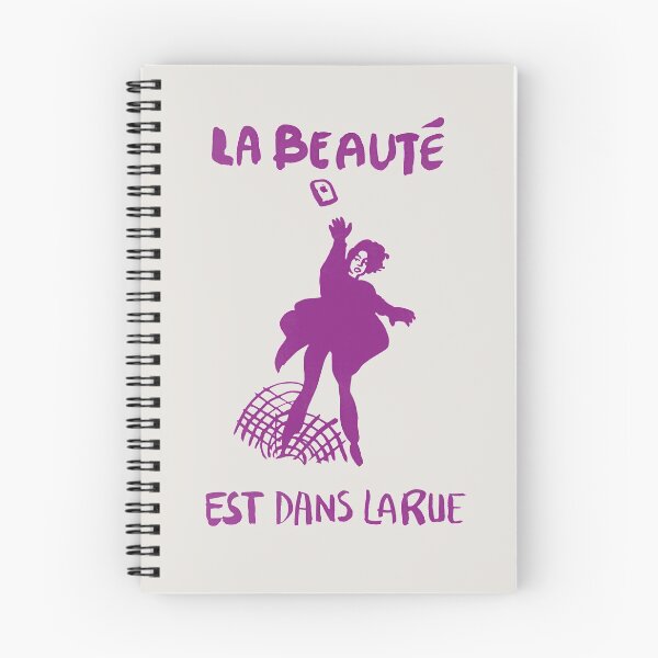 Item preview, ! NEW ! Paris Revolt, May 68: 'LA BEAUTE EST DANS LA RUE': The Original Thrown iPhone in Deep Purple on Bone Grey designed and sold by Day Chapman.