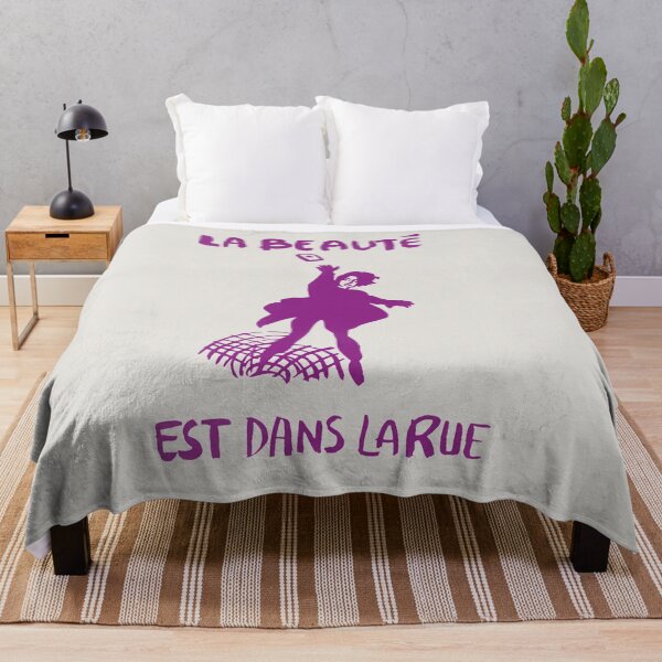 Item preview, ! NEW ! Paris Revolt, May 68: 'LA BEAUTE EST DANS LA RUE': The Original Thrown iPhone in Deep Purple on Bone Grey designed and sold by Day Chapman.