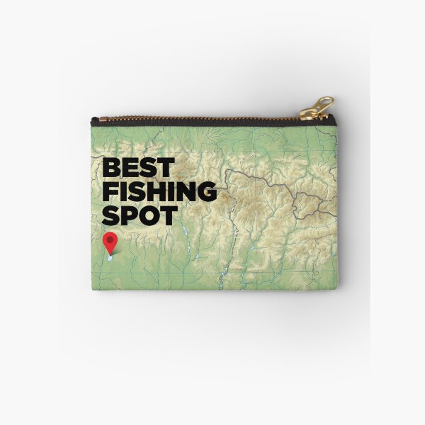Item preview, Best Fishing Point Map designed and sold by PopPosters.