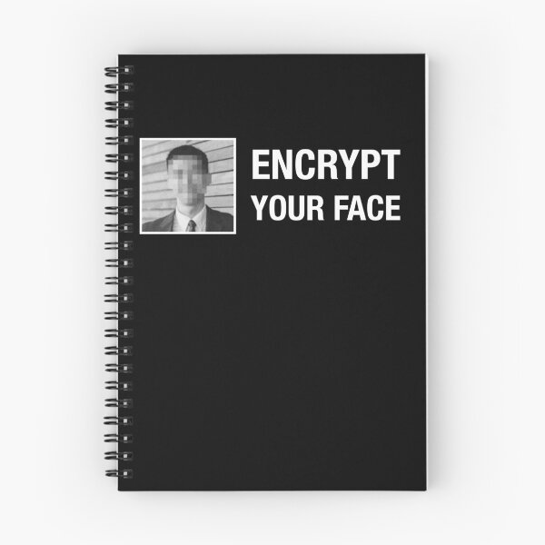 Item preview, Encrypt Your Face - Black designed and sold by MOREDANKMEMES.