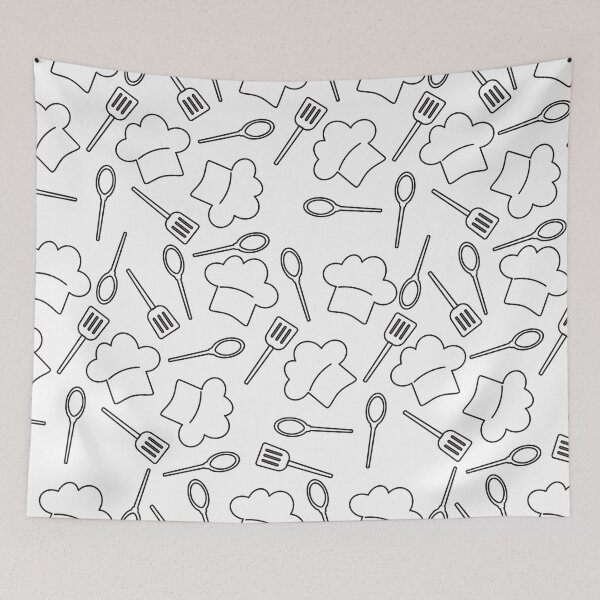 Item preview, Cooking Theme Pattern designed and sold by sigdesign.