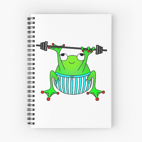 Item preview, Weight lifting frog designed and sold by SnailAndCo.