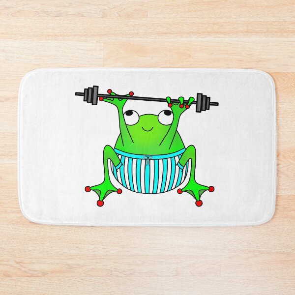 Item preview, Weight lifting frog designed and sold by SnailAndCo.