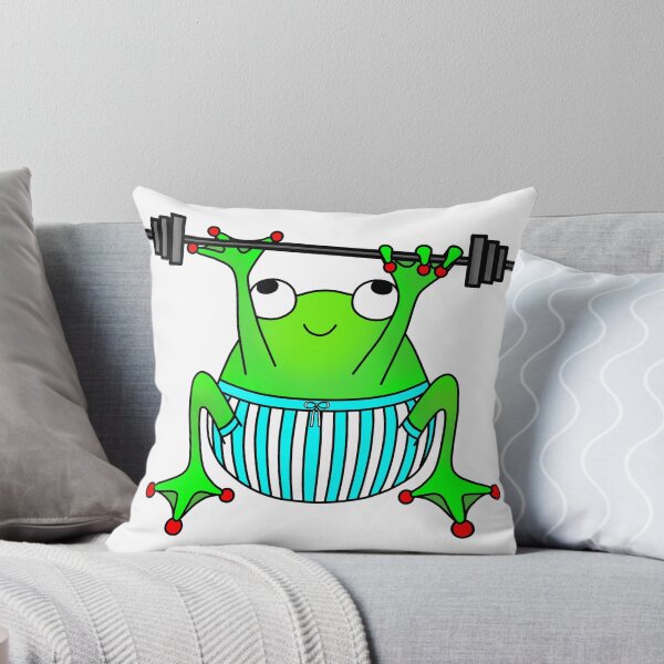 Item preview, Weight lifting frog designed and sold by SnailAndCo.