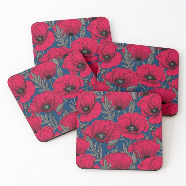 Item preview, Night poppy garden designed and sold by Katerina Mitkova Kirilova.