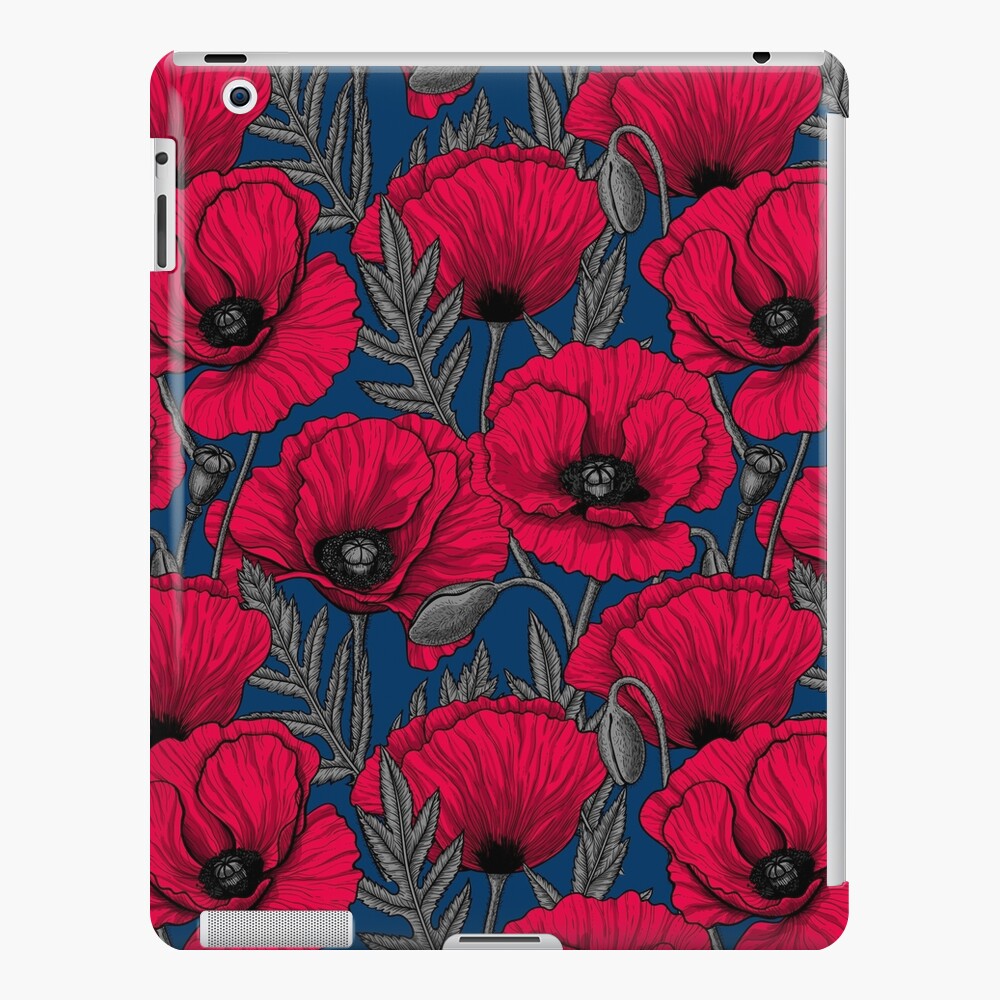 Night poppy garden iPad Case & Skin