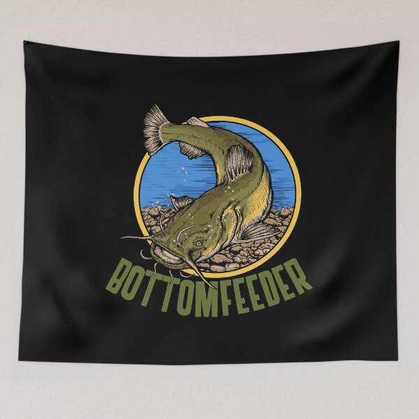 Item preview, Funny Catfish Fishing product for Fishermen - Bottomfeeder print designed and sold by jakehughes2015.
