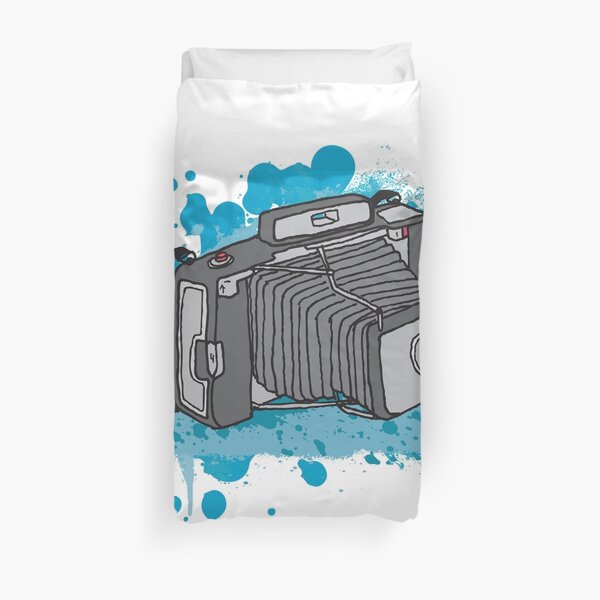 Retro Camera Duvet Cover
