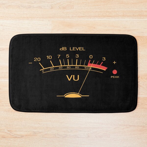 Item preview, Volume VU Meter Vintage Audio Engineer Recording Studio Gear Head Musician Guitar Shirt Mug Sticker and MORE designed and sold by blueversion.