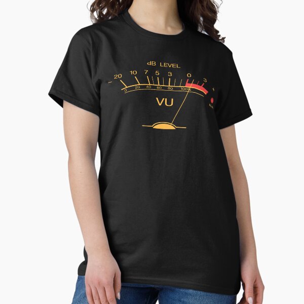 Item preview, Volume VU Meter Vintage Audio Engineer Recording Studio Gear Head Musician Guitar Shirt Mug Sticker and MORE designed and sold by blueversion.