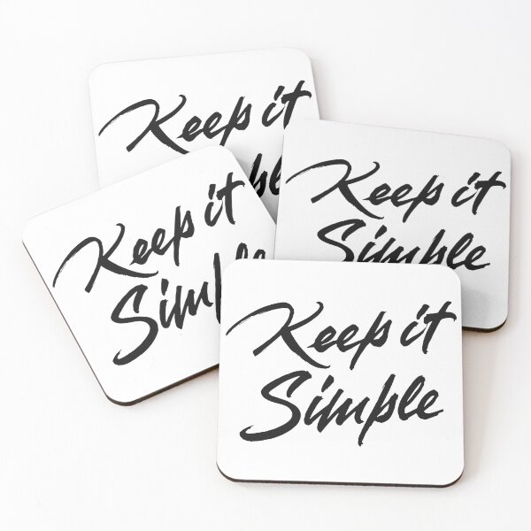 Item preview, Keep It Simple designed and sold by Zagach Letters.