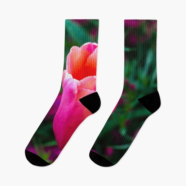Item preview, Sunset Shaded Tulip in Full Bloom designed and sold by seaearthandsky.