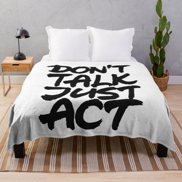 Item preview, Don't Talk Just Act designed and sold by Zagach Letters.
