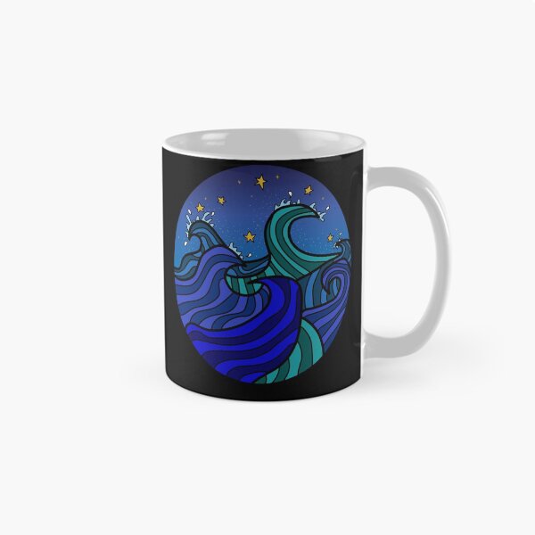 Item preview, Waves In The Night Sky designed and sold by Lozzie Eliza Designs.
