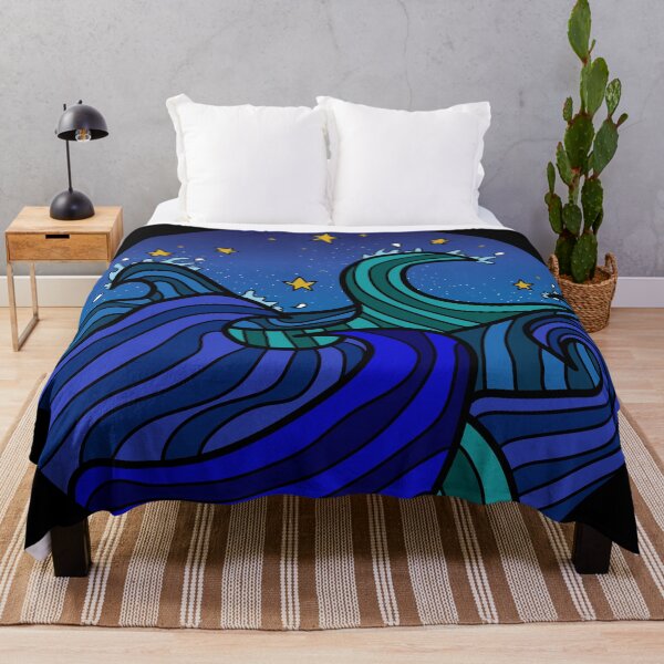 Item preview, Waves In The Night Sky designed and sold by Lozzie Eliza Designs.