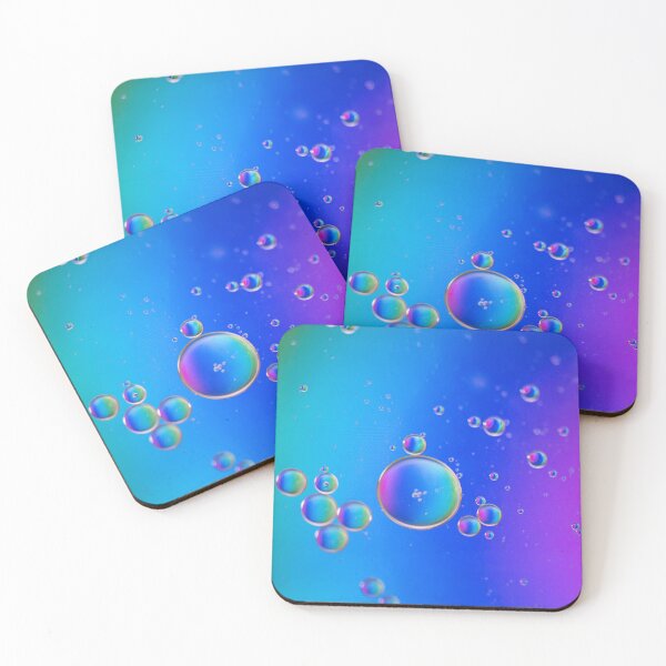 Item preview, Rainbow abstract background picture made with oil, water and soap designed and sold by anytka.