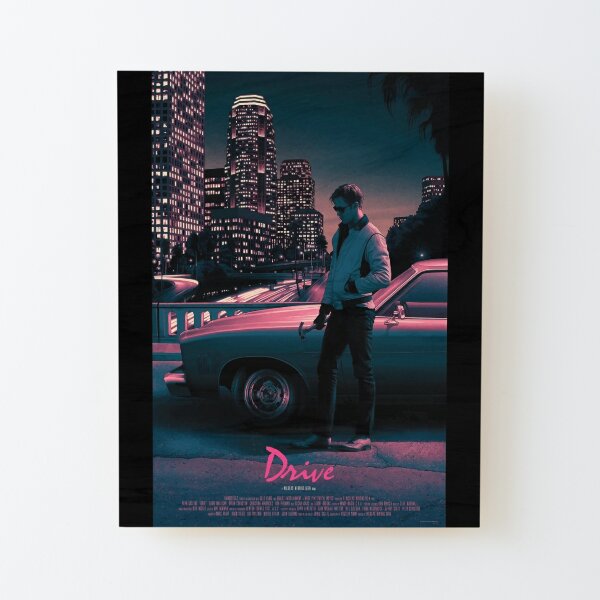 Drive movie poster Wood Mounted Print