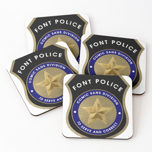 Item preview, Font Police designed and sold by Go-Postal.