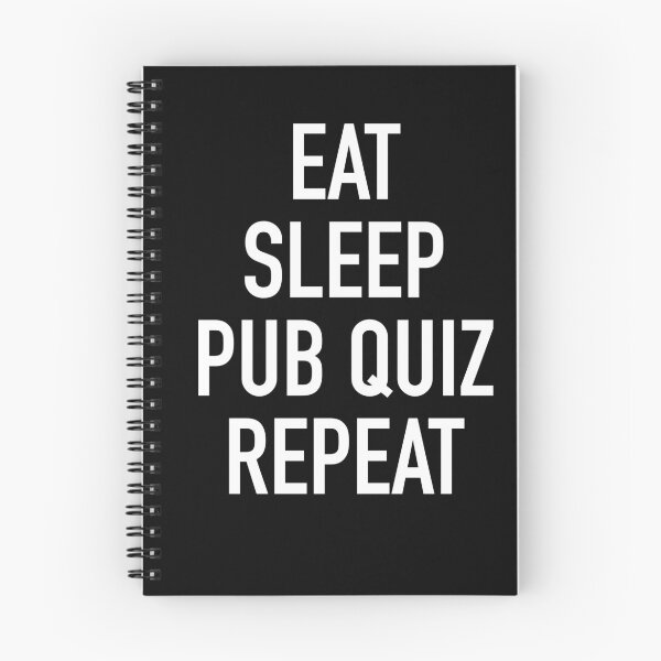 Item preview, Eat Sleep Pub Quiz Repeat designed and sold by isstgeschichte.
