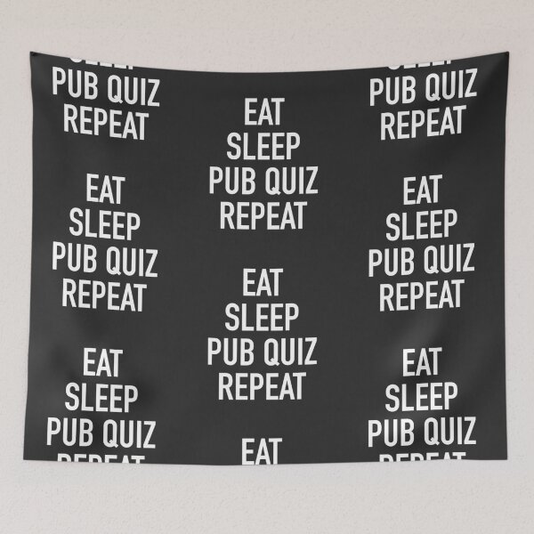 Item preview, Eat Sleep Pub Quiz Repeat designed and sold by isstgeschichte.