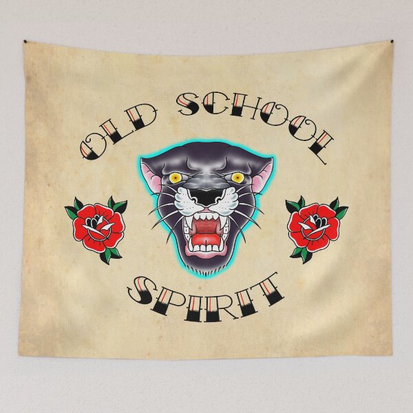 Item preview, Panther Old School designed and sold by SoulArtLove.