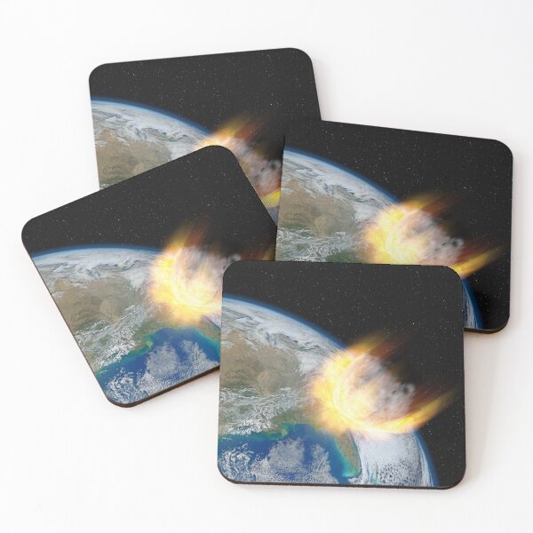 Item preview, Asteroid hits planet Earth, elements of this image furnished by NASA designed and sold by Lukasz Szczepanski.