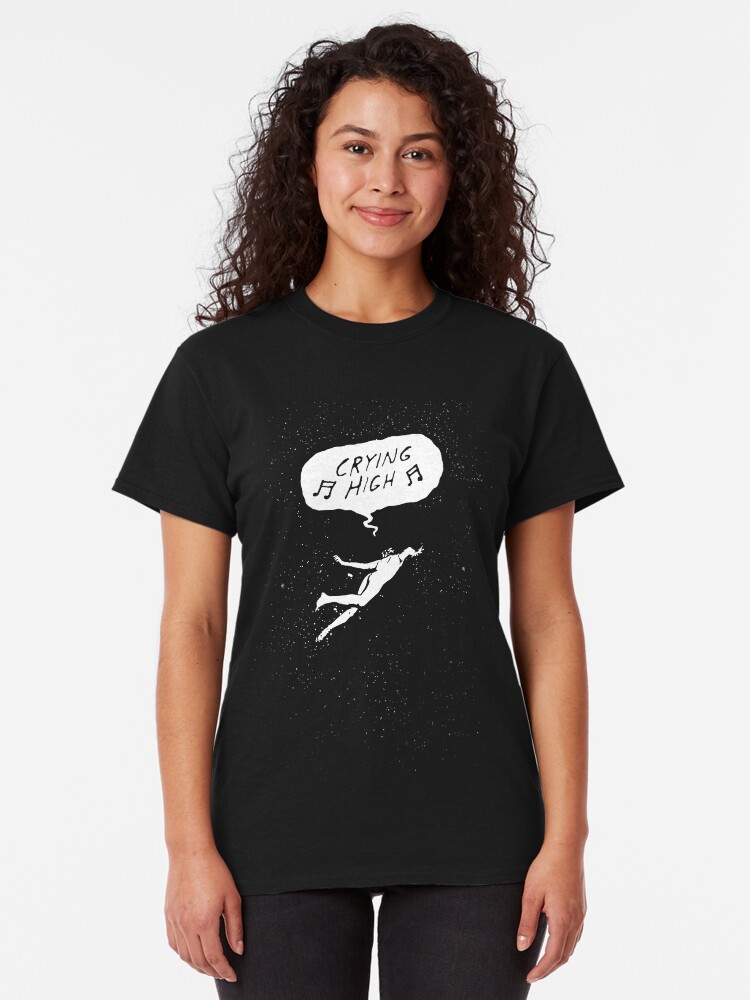 Alternate view of Crying High Black Classic T-Shirt