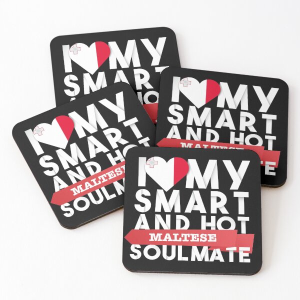 Item preview, I love my smart and hot Maltese soulmate designed and sold by Urosek.