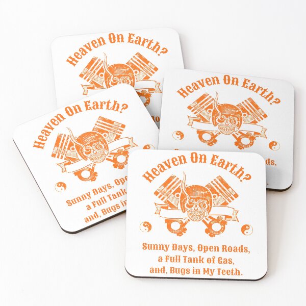Item preview, Heaven On Earth Sunny Days Open Roads Orange Text designed and sold by TWMBDesigns.