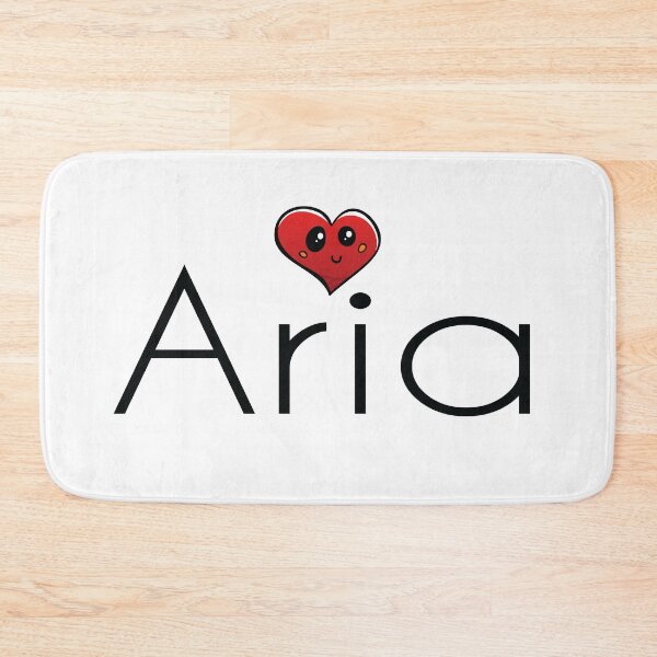 Item preview, Aria Name Cute Heart designed and sold by ProjectX23.