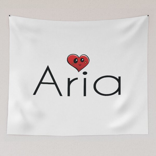 Item preview, Aria Name Cute Heart designed and sold by ProjectX23.