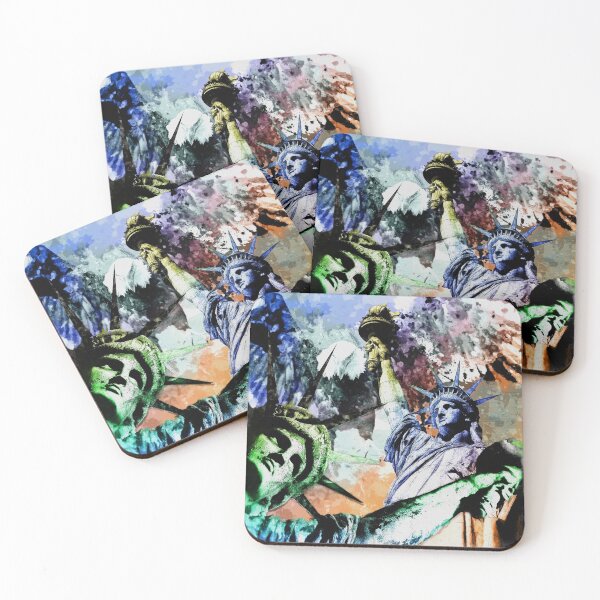Item preview,  Statue of Liberty Abstract Art Collage designed and sold by k9printart.