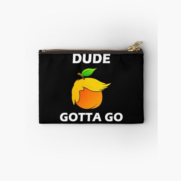 Item preview, Dude Gotta Go - Funny Peach Face Anti Trump designed and sold by Mfk Clothes.