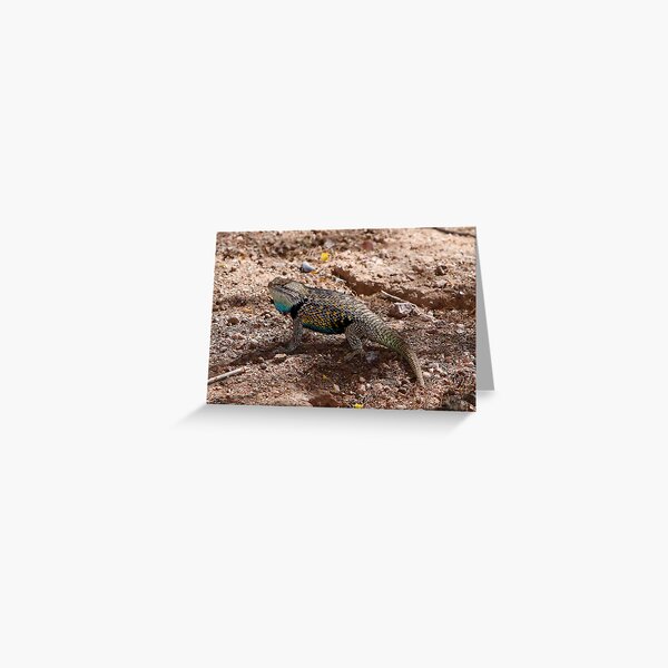 Wild Lizard Greeting Card