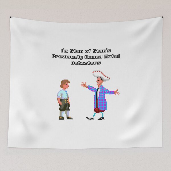 Item preview, Monkey Island - Stan (metal detectors) designed and sold by Radical-Squid.