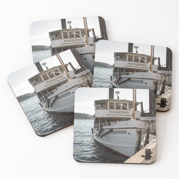 Item preview, An old steamboat arrives at a pier in the Swedish capital Stockholm designed and sold by connyM-Sweden.