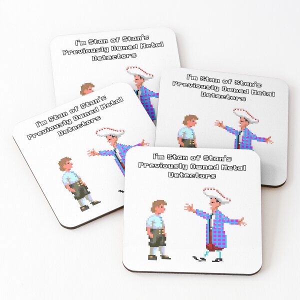 Item preview, Monkey Island - Stan (metal detectors) designed and sold by Radical-Squid.